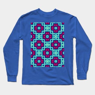 Tiled Flowers Long Sleeve T-Shirt